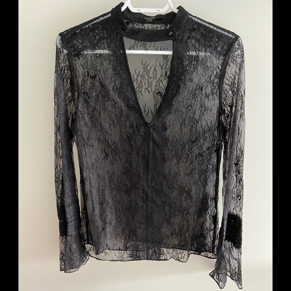 GUESS | Long sleeve lace top